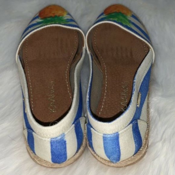 Kaanas Pineapple Espadrille Slip On Flats 🎁 - Picture 4 of 6